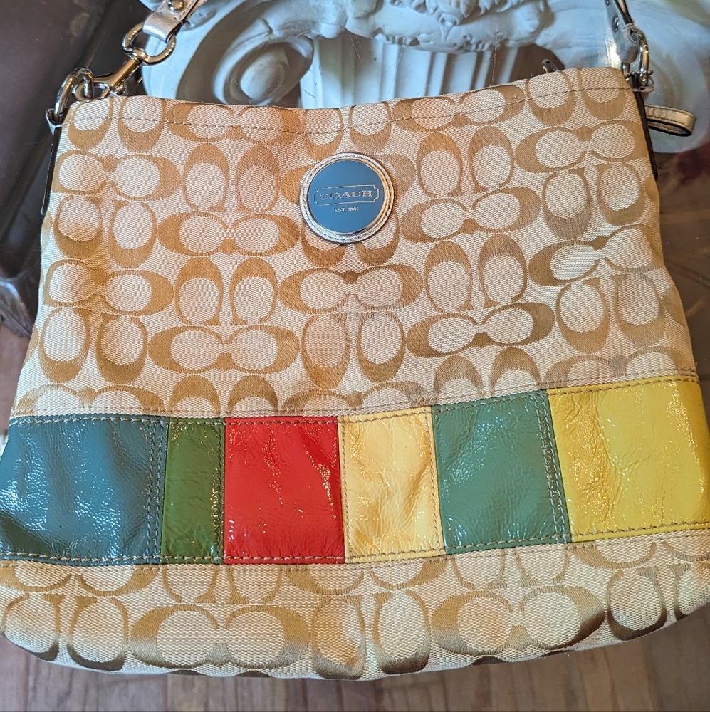 Coach Signature Patchwork Crossbody